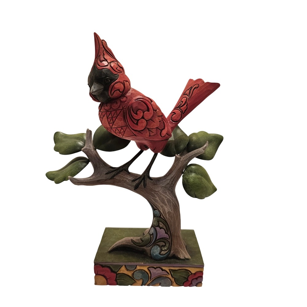 Jim Shore Heartwood Creek Cardinal Rule 4016893 Red Bird Figurine 2009 Enesco